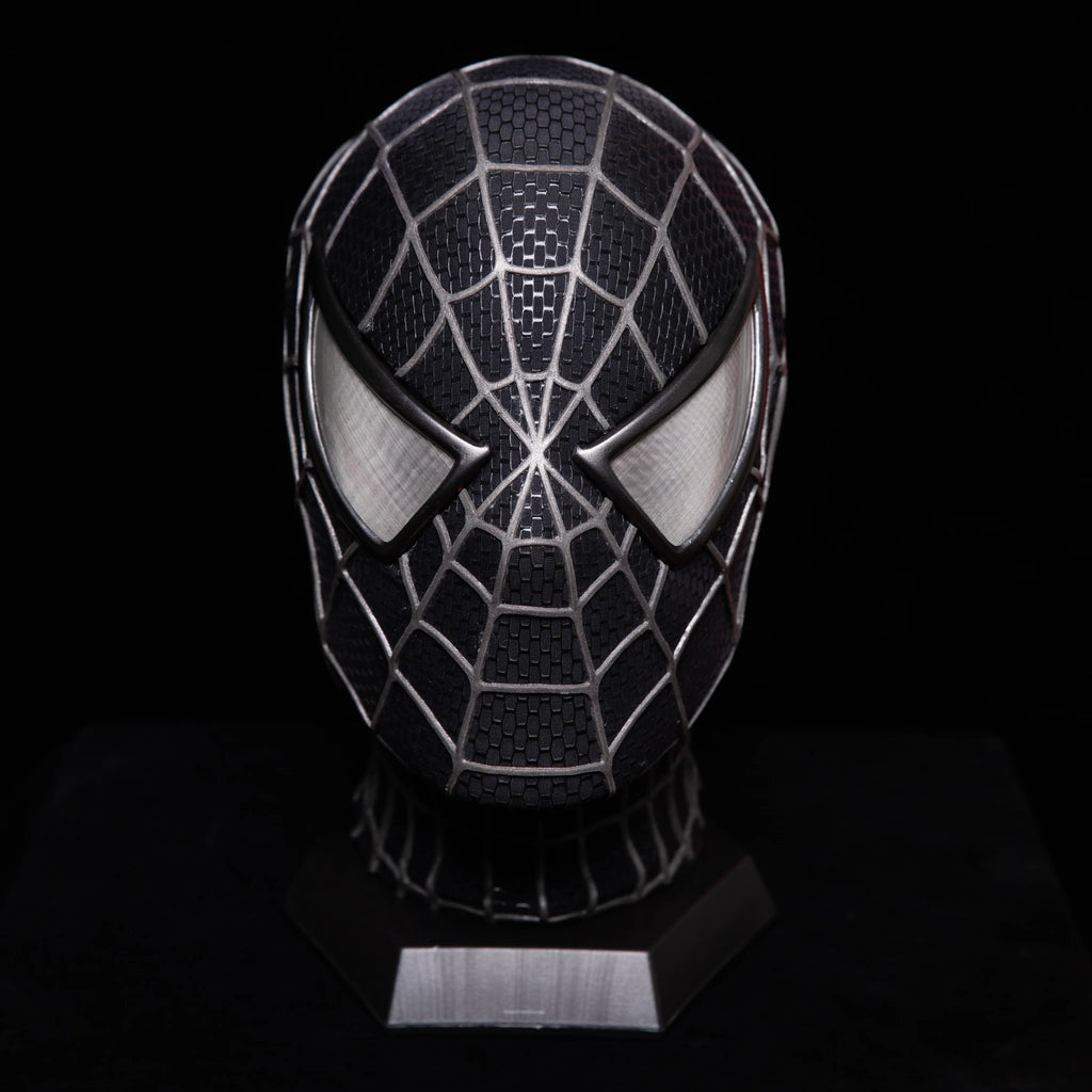 Sam Raimi Spidey3 venom mask (Adults) with Face shell & 3D Rubber Web, Wearable Movie Prop Replica