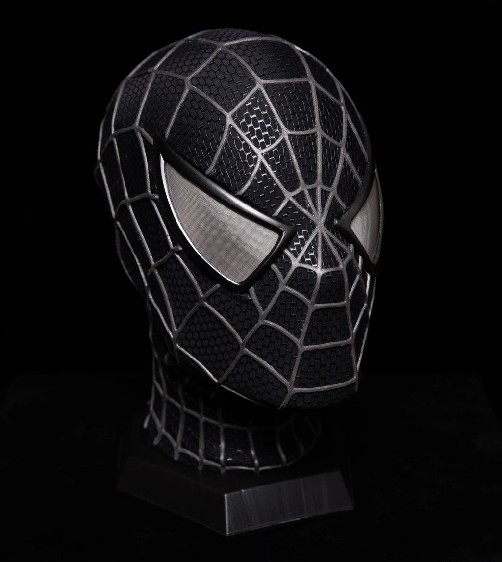 Sam Raimi Spidey3 venom mask (Adults) with Face shell & 3D Rubber Web, Wearable Movie Prop Replica
