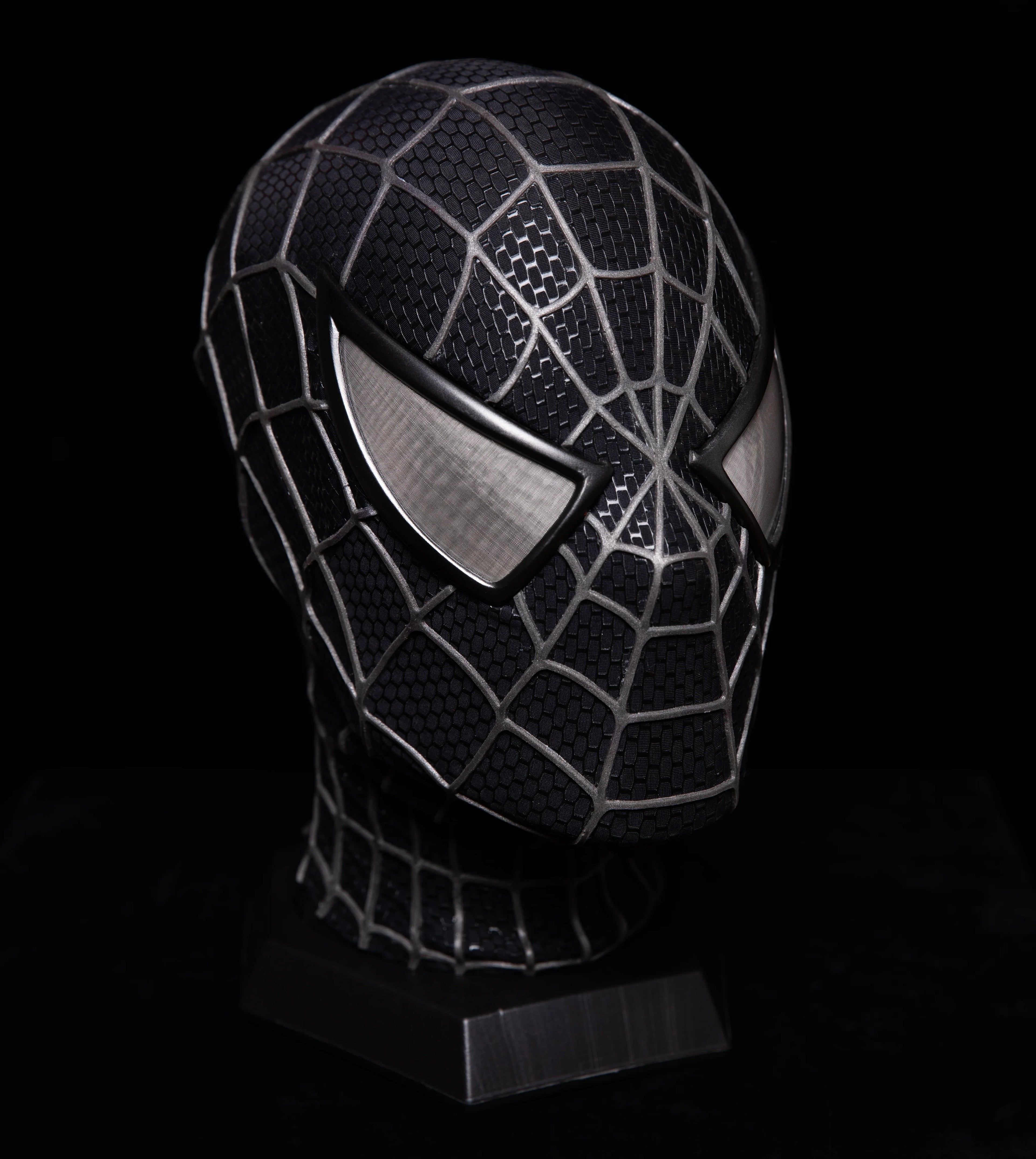 Sam Raimi Spidey3 venom mask (Adults) with Face shell & 3D Rubber Web, Wearable Movie Prop Replica