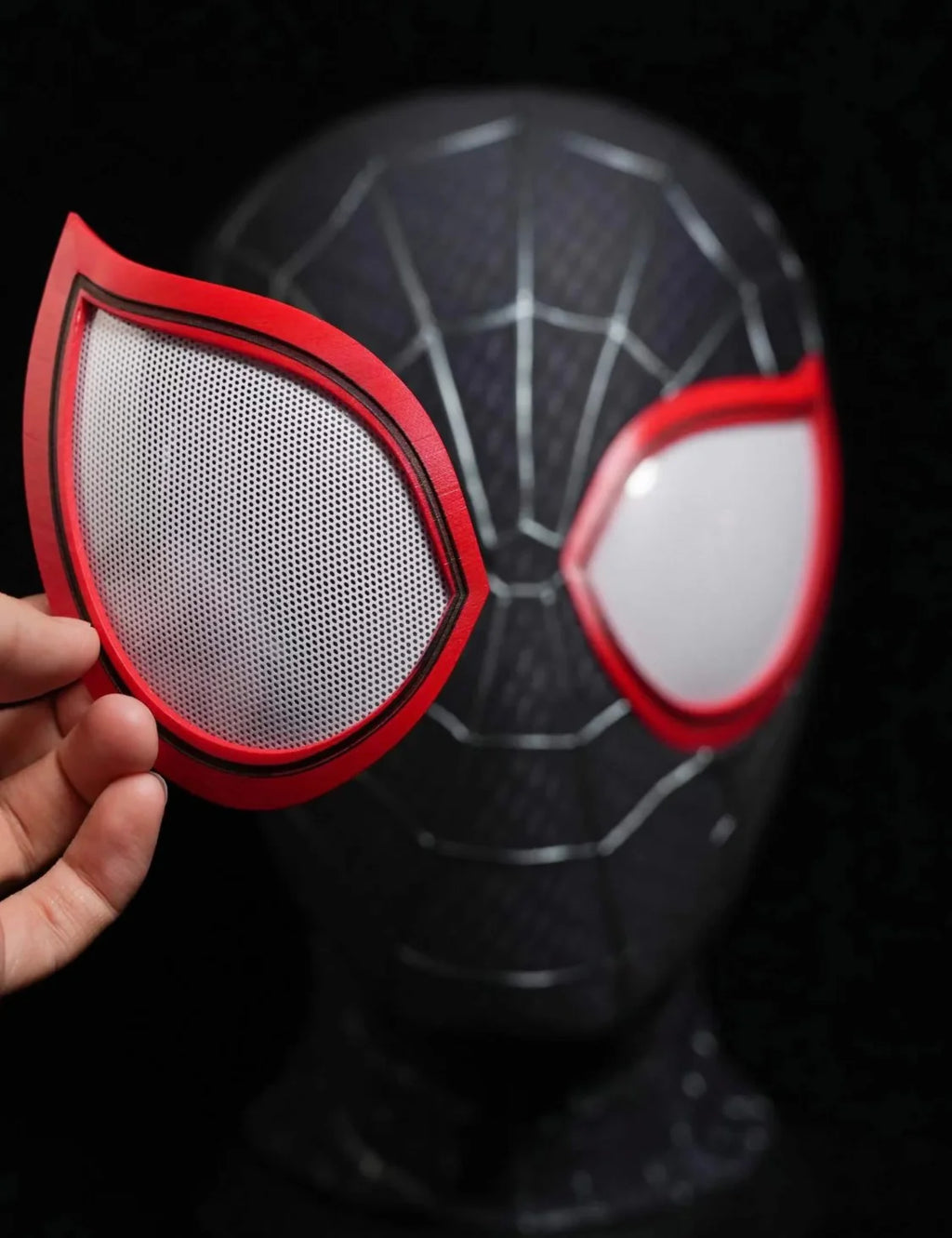 Parallel universe Miles Morales Spidey mask